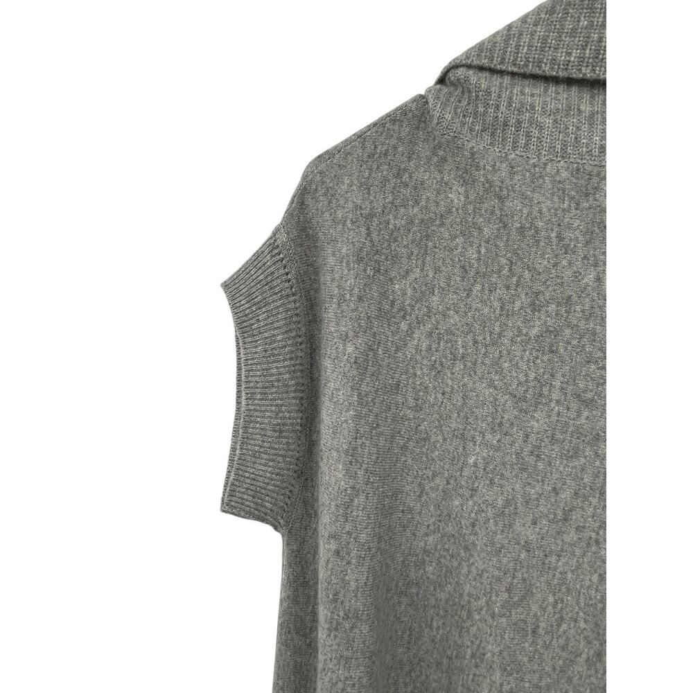 Vince Cashmere Sweater Cowl Neck Tunic Pullover Gray Size Small - Picture 6 of 7